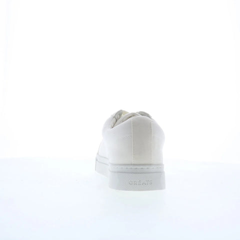 Greats Royale Eco Canvas ROYA33SG-IOZ Mens White Lifestyle Sneakers Shoes