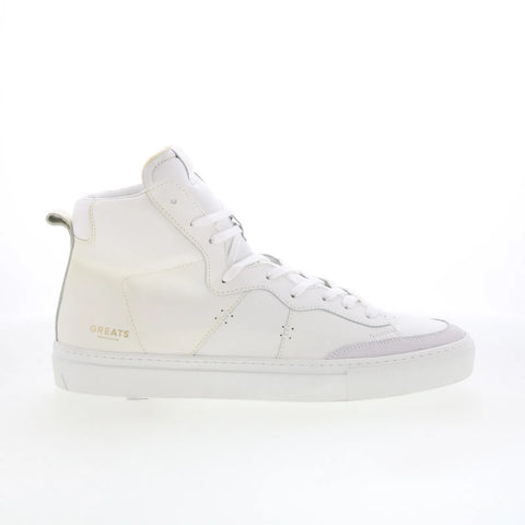 Greats Royale Hightop 2.0 RYLH01SG-84D Mens Beige Lifestyle Sneakers Shoes