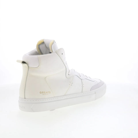 Greats Royale Hightop 2.0 RYLH01SG-84D Mens Beige Lifestyle Sneakers Shoes