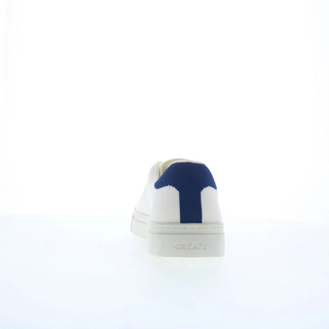 Greats Royale Knit ROYK02SG-BAK Mens White Canvas Lifestyle Sneakers Shoes