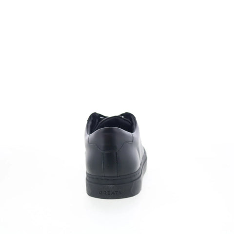 Greats Royale ROYA02SG-12O Mens Black Leather Lifestyle Sneakers Shoes
