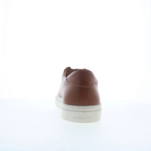 Greats Royale ROYA02SG-IXF Mens Brown Leather Lifestyle Sneakers Shoes