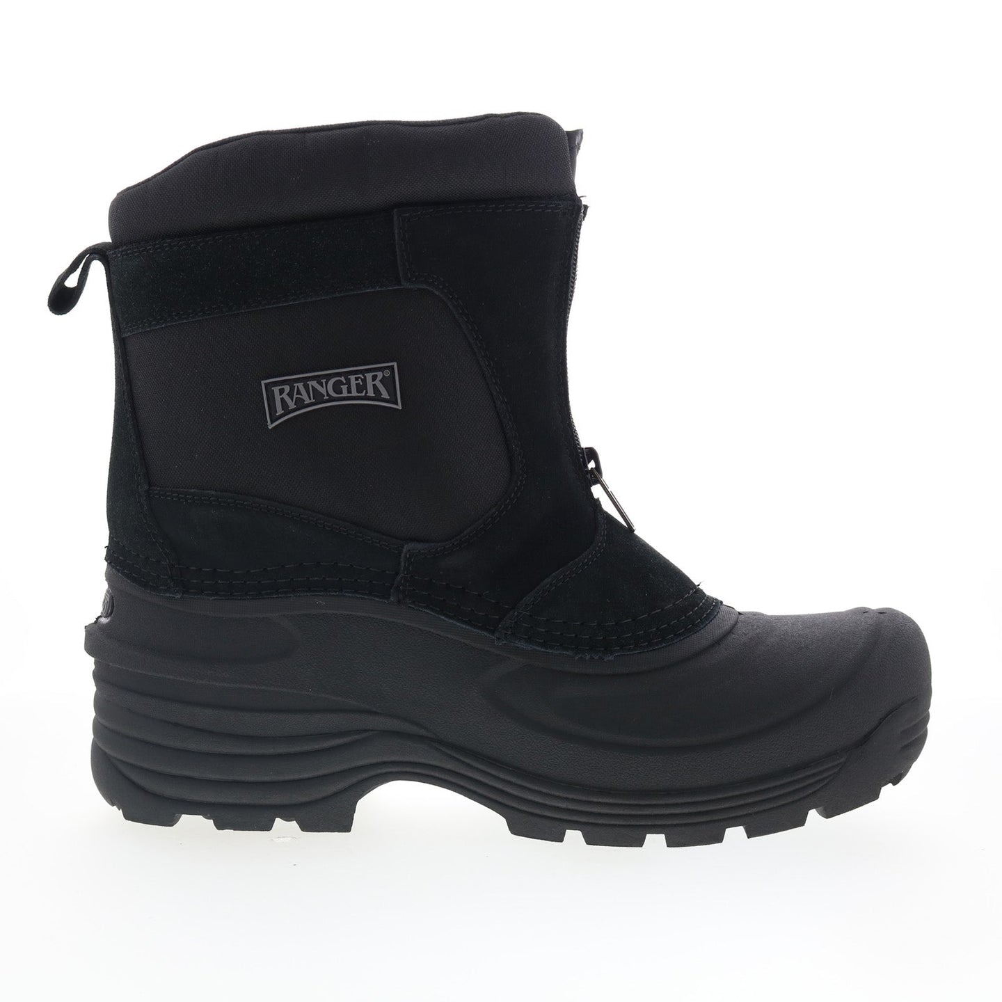 Ranger RG Flintlock II B RP118 Mens Black Leather Zipper Winter Boots ...