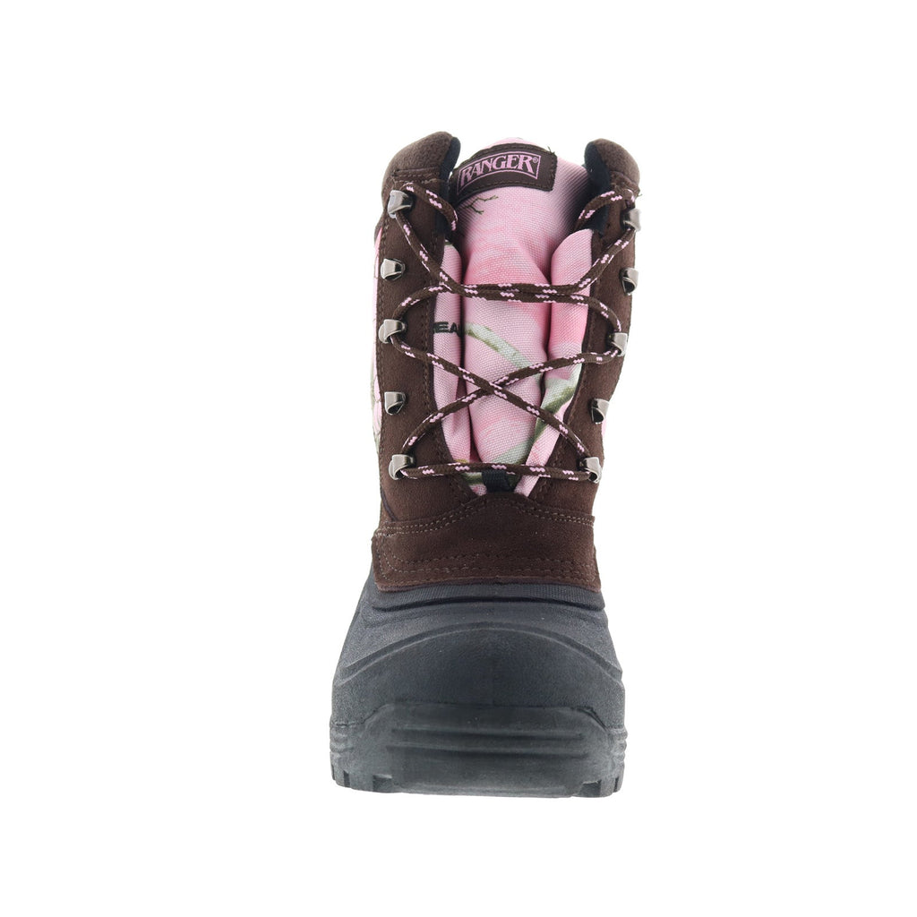 Ranger RG Lark Pink BG RPW123 Womens Brown Leather Lace Up Winter Boot ...