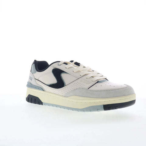Skechers S-1992 254172-NTBK Mens Beige Leather Lifestyle Sneakers Shoes