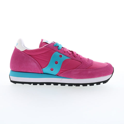 Saucony Jazz Original S1044-669 Womens Pink Suede Lifestyle Sneakers Shoes