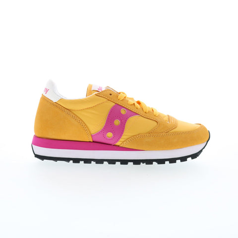 Saucony Jazz Original S1044-670 Womens Orange Suede Lifestyle Sneakers Shoes