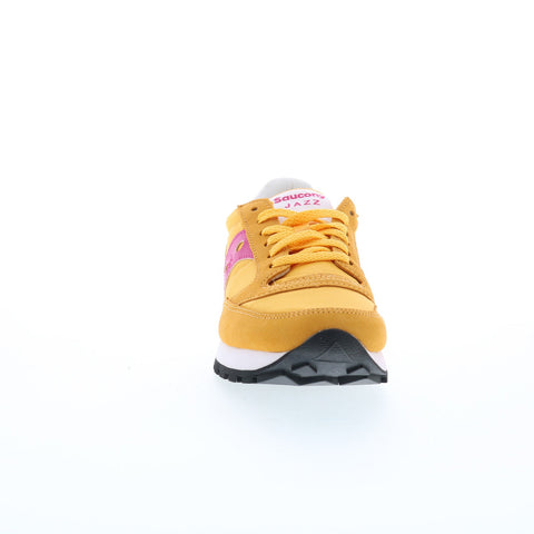 Saucony Jazz Original S1044-670 Womens Orange Suede Lifestyle Sneakers Shoes