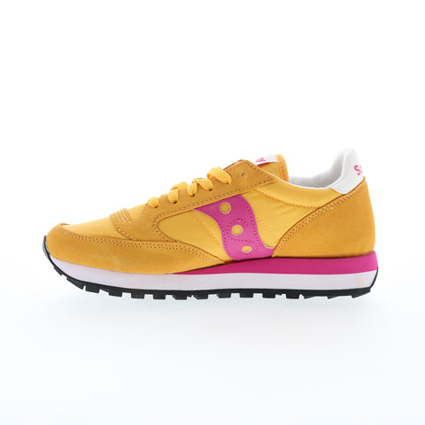 Saucony Jazz Original S1044-670 Womens Orange Suede Lifestyle Sneakers Shoes