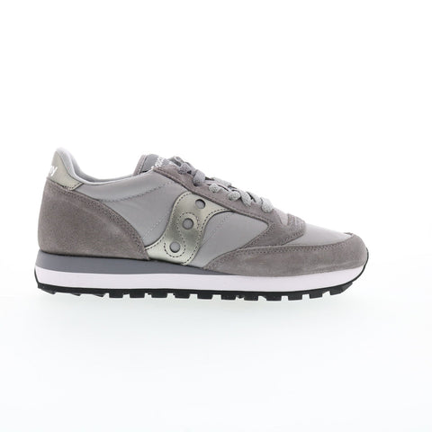 Saucony Jazz Original S1044-684 Womens Gray Suede Lifestyle Sneakers Shoes
