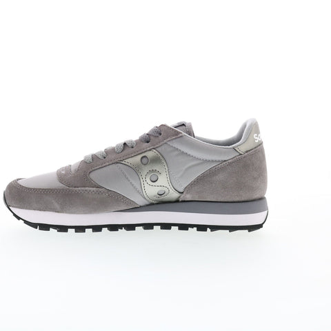 Saucony Jazz Original S1044-684 Womens Gray Suede Lifestyle Sneakers Shoes