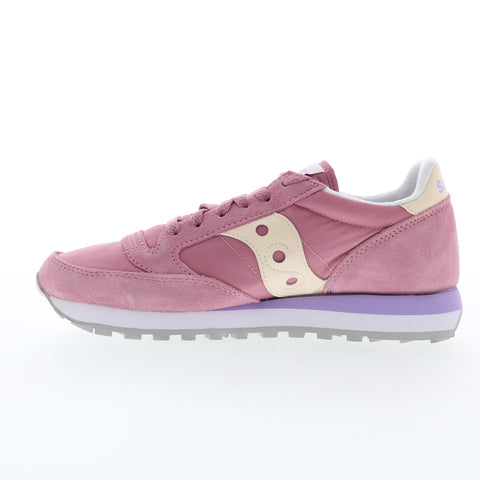 Saucony Jazz Original S1044-673 Womens Pink Suede Lifestyle Sneakers Shoes