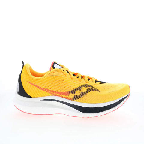 Saucony Endorphin S10688-16 Womens Yellow Canvas Athletic Running Shoes