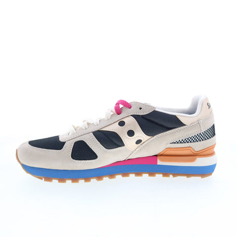 Saucony Shadow Original S1108-799 Womens Gray Suede Lifestyle Sneakers Shoes