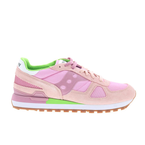 Saucony Shadow Original S1108-844 Womens Pink Suede Lifestyle Sneakers Shoes