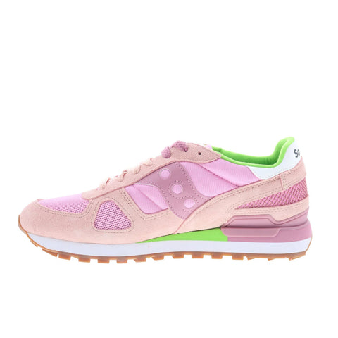 Saucony Shadow Original S1108-844 Womens Pink Suede Lifestyle Sneakers Shoes