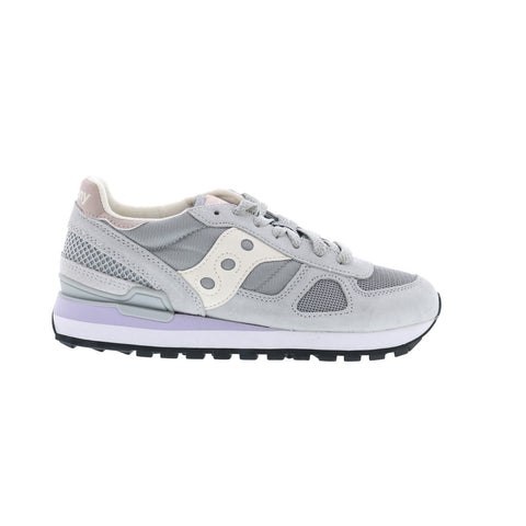 Saucony Shadow Original S1108-872 Womens Gray Suede Lifestyle Sneakers Shoes