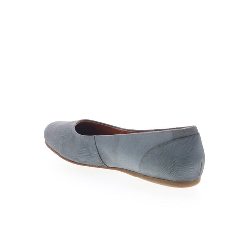 SoftWalk Sonoma S1862-479 Womens Gray Leather Slip On Ballet Flats Shoes