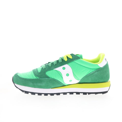 Saucony Jazz Original S2044-660 Mens Green Suede Lifestyle Sneakers Shoes