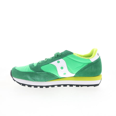 Saucony Jazz Original S2044-660 Mens Green Suede Lifestyle Sneakers Shoes
