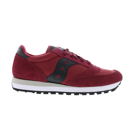 Saucony Jazz Original S2044-675 Mens Burgundy Suede Lifestyle Sneakers Shoes