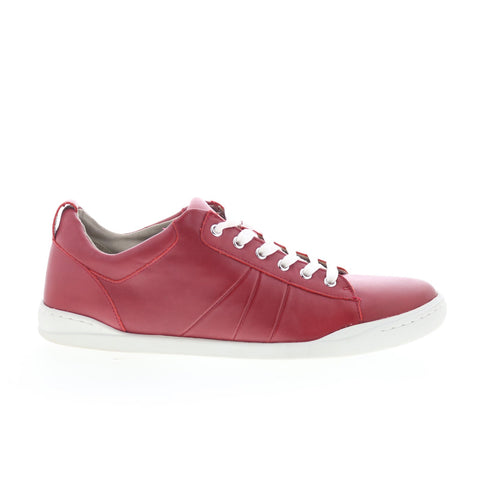 SoftWalk Athens S2051-601 Womens Red Leather Lifestyle Sneakers Shoes