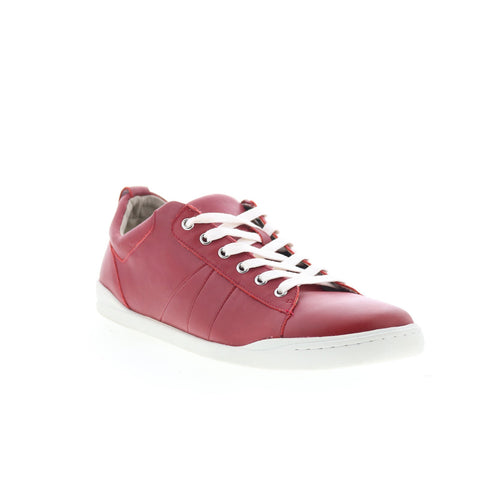 SoftWalk Athens S2051-601 Womens Red Leather Lifestyle Sneakers Shoes