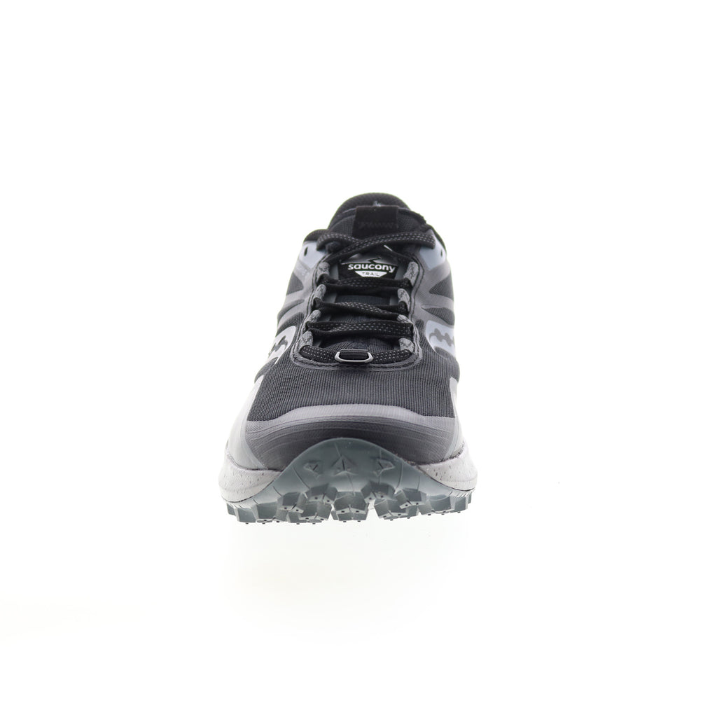Saucony Peregrine 12 Femme - Chaussures De Running Et Randonnée Noires - Pointure US 7.5 (UK 5.5 / EU 38.5)