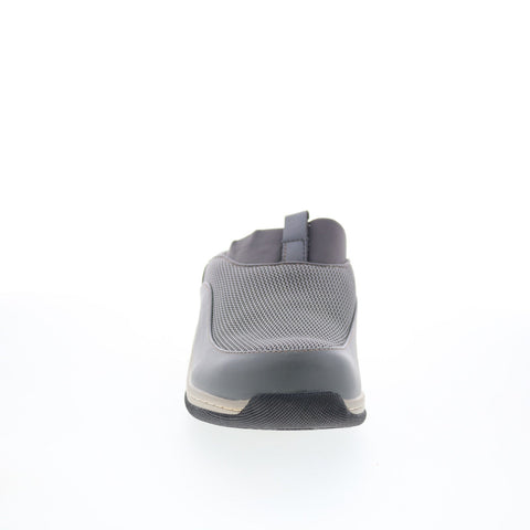 SoftWalk Aberdeen S2100-072 Womens Gray Leather Slip On Clog Flats Shoes