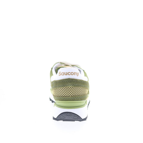 Saucony Shadow Original S2108-848 Mens Green Suede Lifestyle Sneakers Shoes