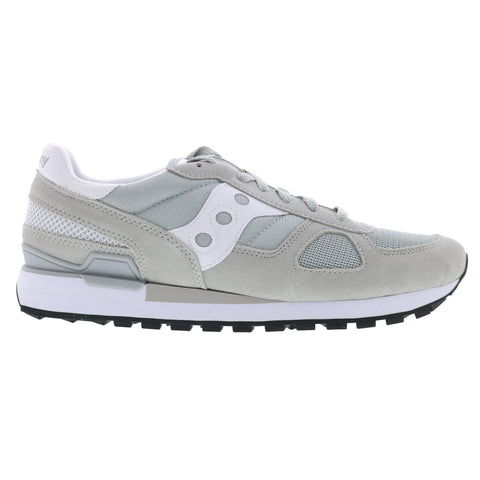 Saucony Shadow Original S2108-857 Mens Gray Suede Lifestyle Sneakers Shoes
