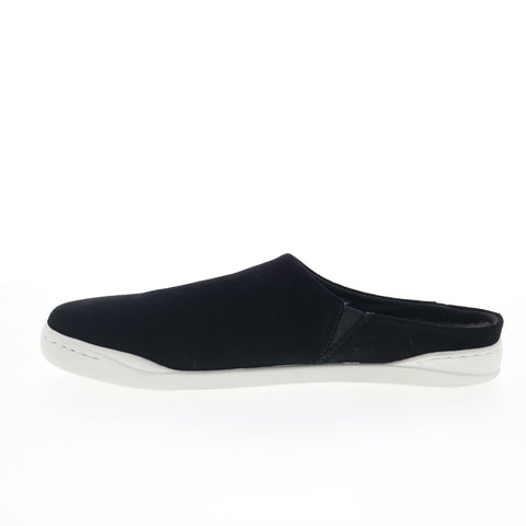 SoftWalk Auburn S2151-003 Womens Black Suede Slip On Mule Flats Shoes