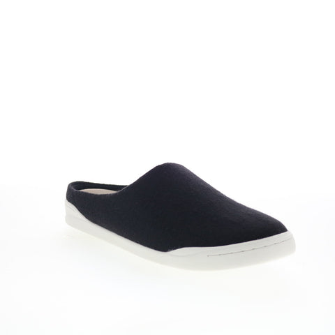 SoftWalk Auburn S2151-016 Womens Black Canvas Slip On Mule Flats Shoes