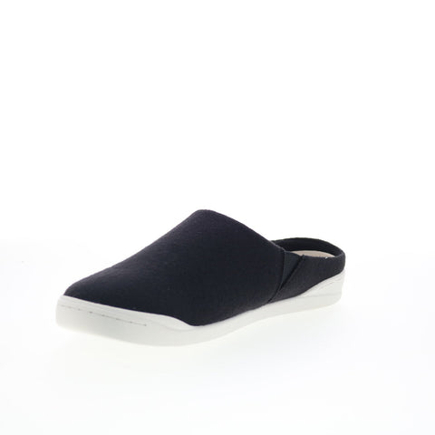 SoftWalk Auburn S2151-016 Womens Black Canvas Slip On Mule Flats Shoes