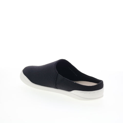 SoftWalk Auburn S2151-016 Womens Black Canvas Slip On Mule Flats Shoes