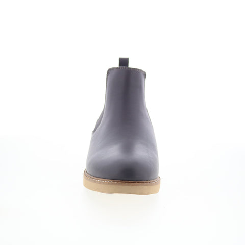 SoftWalk Wildwood S2164-058 Womens Gray Leather Slip On Chelsea Boots