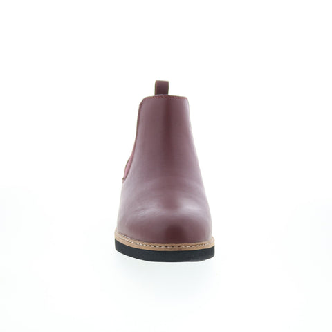 SoftWalk Wildwood S2164-200 Womens Brown Leather Slip On Chelsea Boots
