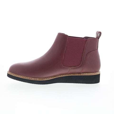 SoftWalk Wildwood S2164-200 Womens Brown Leather Slip On Chelsea Boots