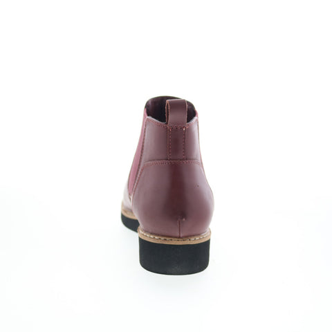 SoftWalk Wildwood S2164-200 Womens Brown Leather Slip On Chelsea Boots