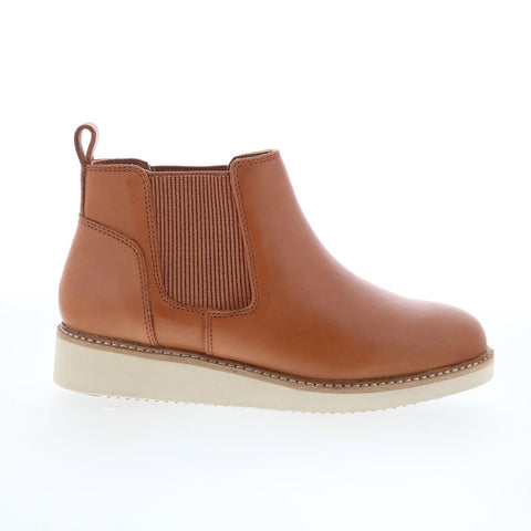 SoftWalk Wildwood S2164-215 Womens Brown Leather Slip On Chelsea Boots
