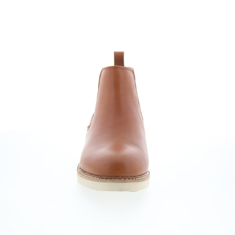 SoftWalk Wildwood S2164-215 Womens Brown Leather Slip On Chelsea Boots