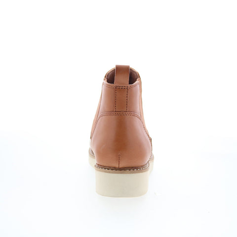 SoftWalk Wildwood S2164-215 Womens Brown Leather Slip On Chelsea Boots