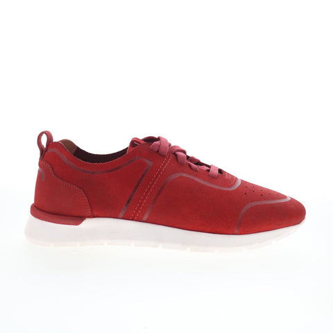 SoftWalk Stella S2213-604 Womens Red Nubuck Lifestyle Sneakers Shoes