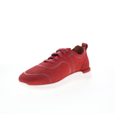 SoftWalk Stella S2213-604 Womens Red Nubuck Lifestyle Sneakers Shoes