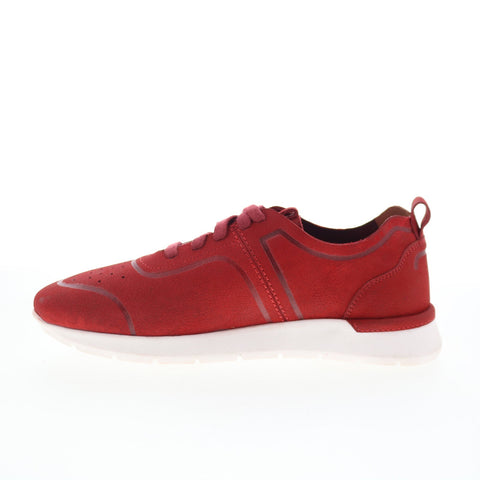 SoftWalk Stella S2213-604 Womens Red Nubuck Lifestyle Sneakers Shoes