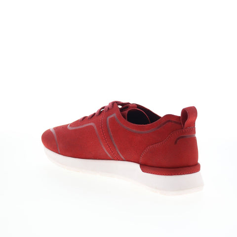 SoftWalk Stella S2213-604 Womens Red Nubuck Lifestyle Sneakers Shoes