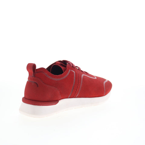 SoftWalk Stella S2213-604 Womens Red Nubuck Lifestyle Sneakers Shoes