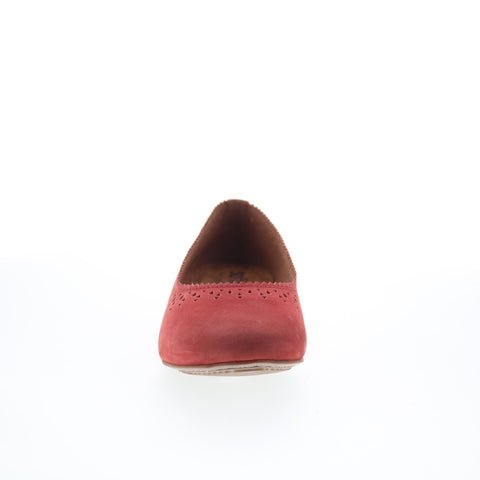 SoftWalk Selma S2228-604 Womens Red Leather  Slip On Ballet Flats Shoes