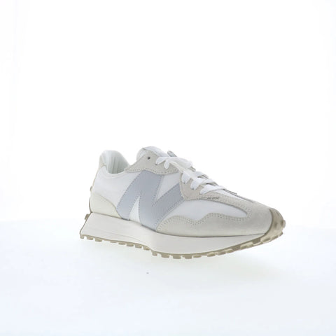New Balance 327 WS327KE Womens Beige Suede Lace Up Lifestyle Sneakers Shoes