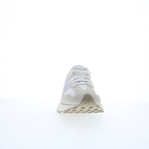 New Balance 327 WS327KE Womens Beige Suede Lace Up Lifestyle Sneakers Shoes
